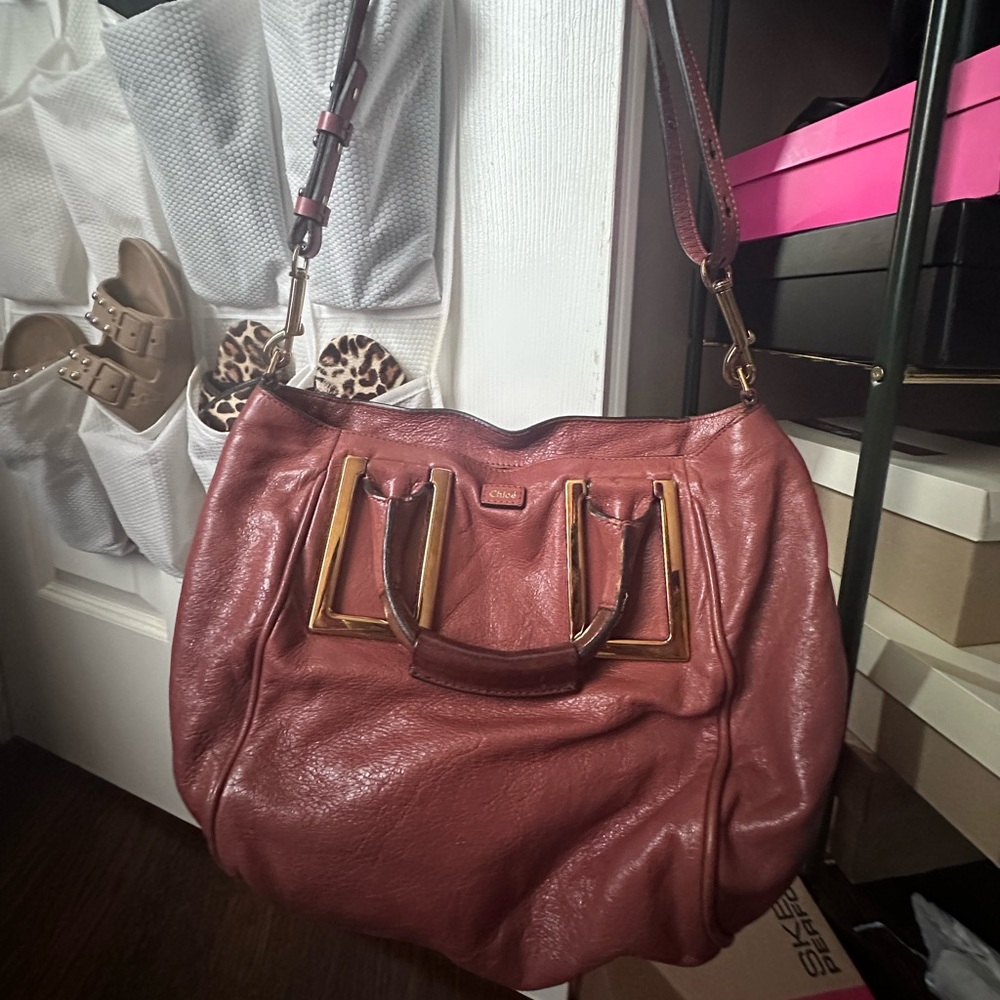 Preloved Chloe bag (Authentic) Leather bag.